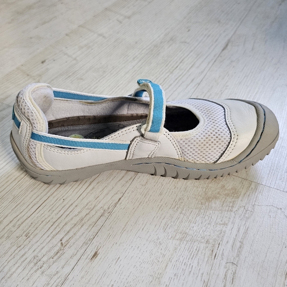 J-41 Rebirth Mary Jane Velcro rugged hiking shoes-white/blue size 6.5 - Picture 10 of 14